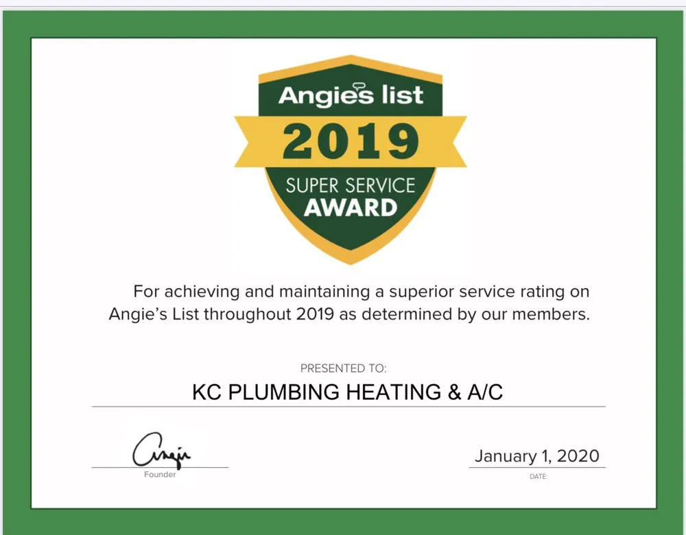 Slide of KC Plumbing Heating & A/C