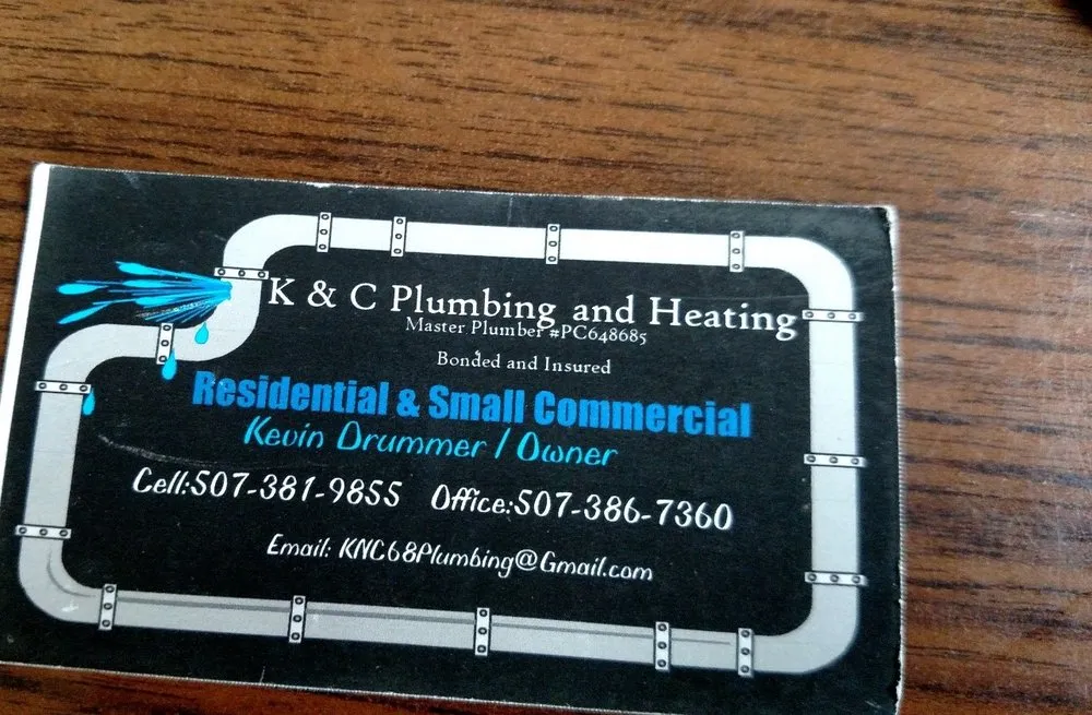 Slide of K&C Plumbing