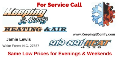 Slide of Keeping It Comfy Heating & Air