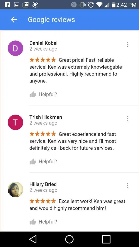 Slide of Ken & Son's Heating & A/C