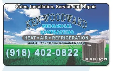 Ken Woodwards Heat Air & Refrigeration Logo