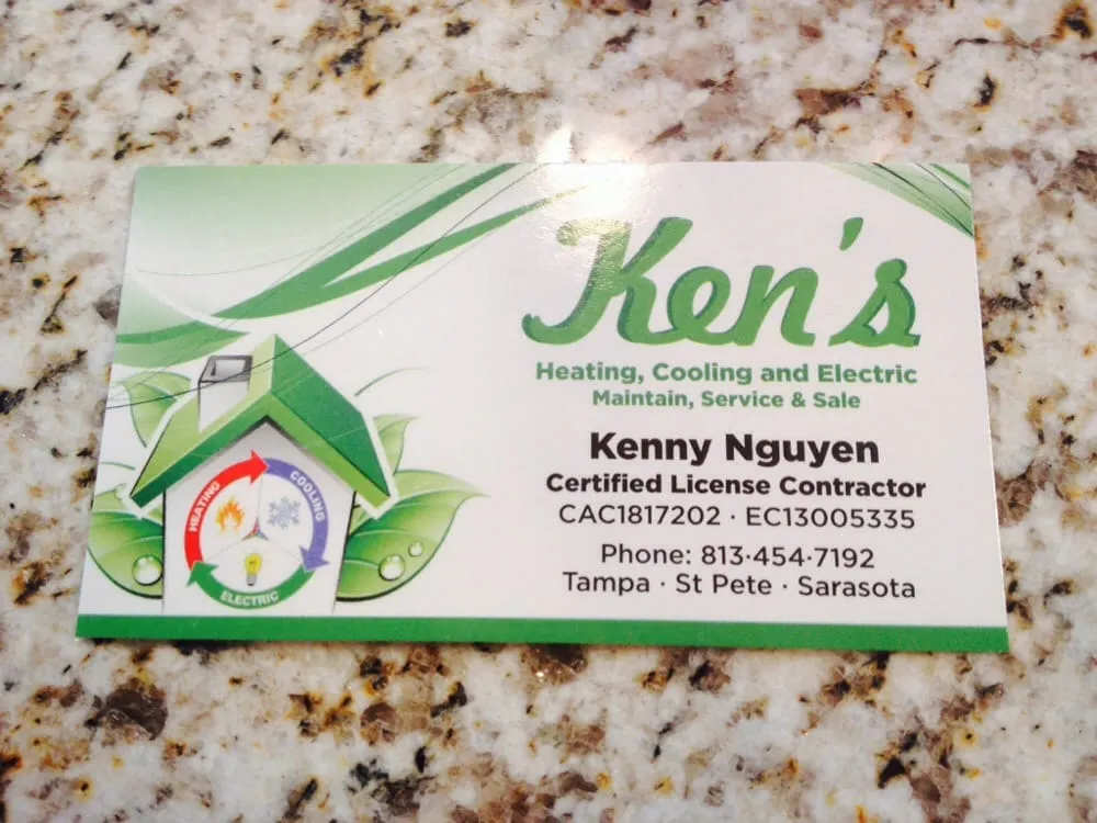Slide of Ken's Heating, Cooling and Electric