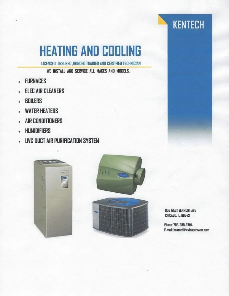 Slide of Kentech Heating and Cooling