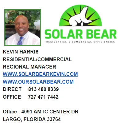 Slide of Kevin Harris Solar