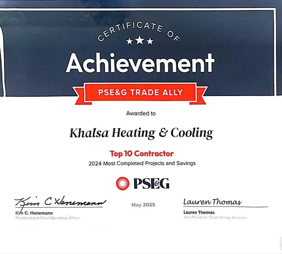 Slide of Khalsa Heating and Cooling