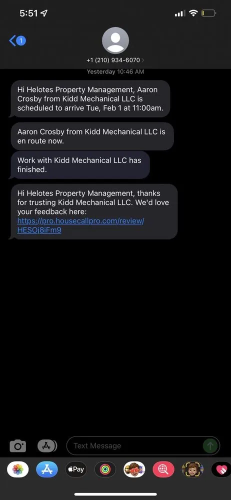 Slide of Kidd Mechanical