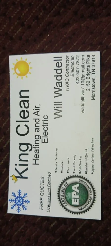 Slide of King Clean Heating And Air Electric