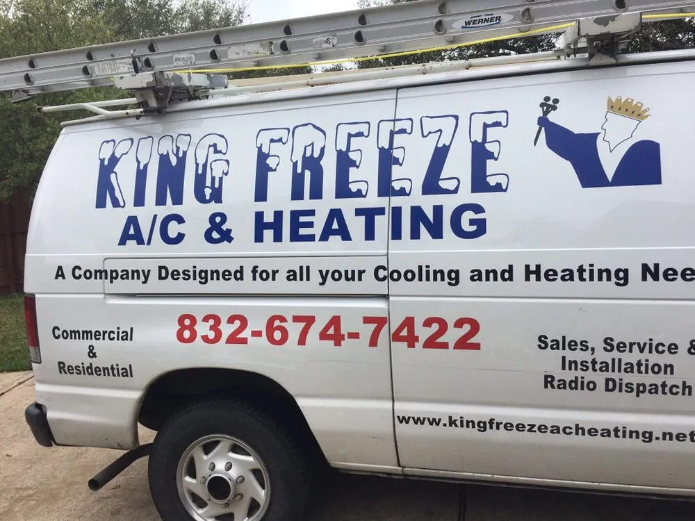 Slide of King Freeze A/C & Heating