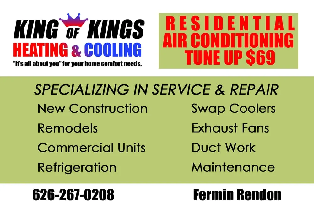 Slide of King of Kings Heating & Cooling