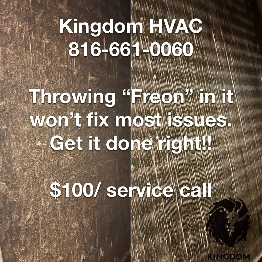 Slide of Kingdom Heating and Air