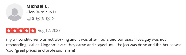 Slide of Kingdom HVAC Services