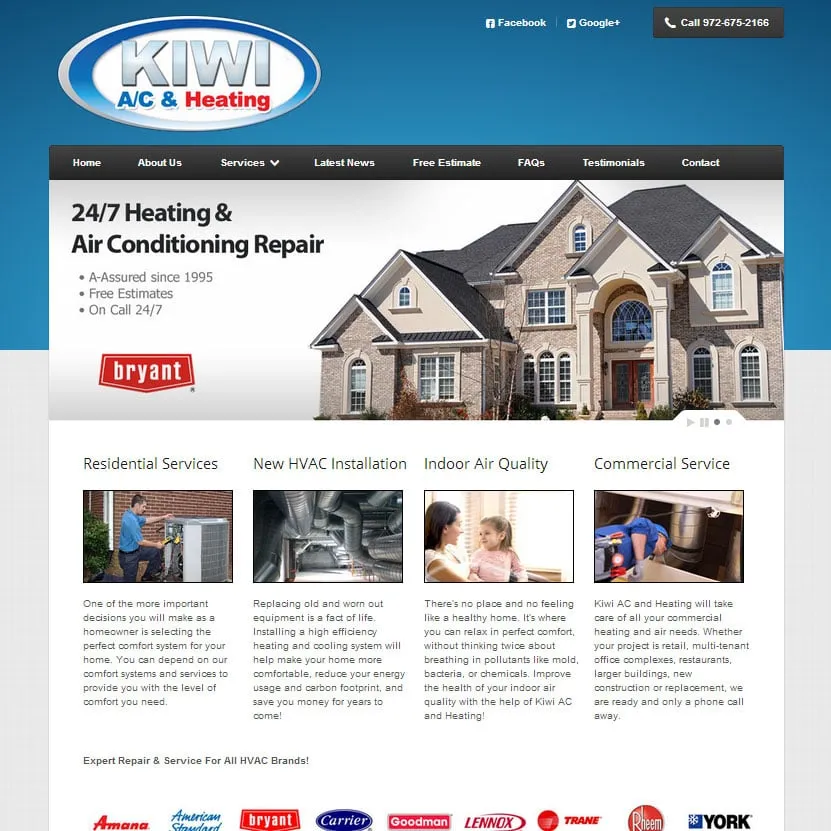 Slide of Kiwi AC & Heating