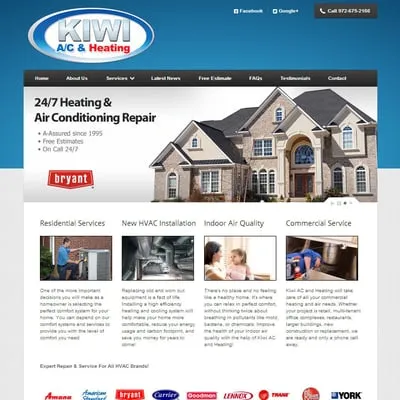 Kiwi AC & Heating Logo