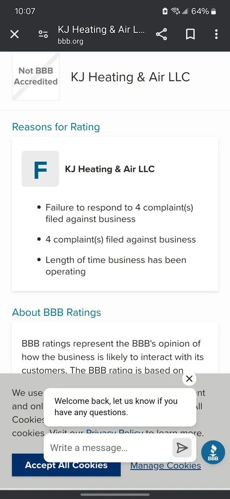 Slide of KJ Heating & Air