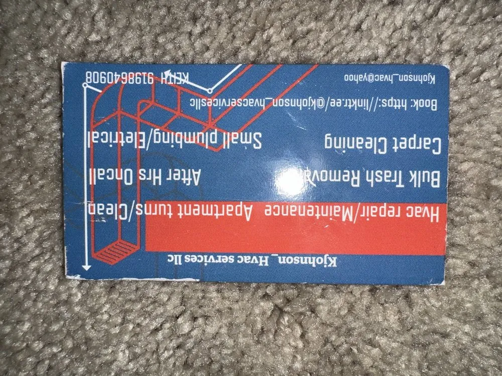 Slide of Kjohnson HVAC services