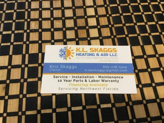 K.L. Skaggs Heating & Air Logo