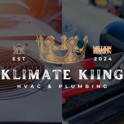 Klimate Kiing HVAC & Plumbing Logo