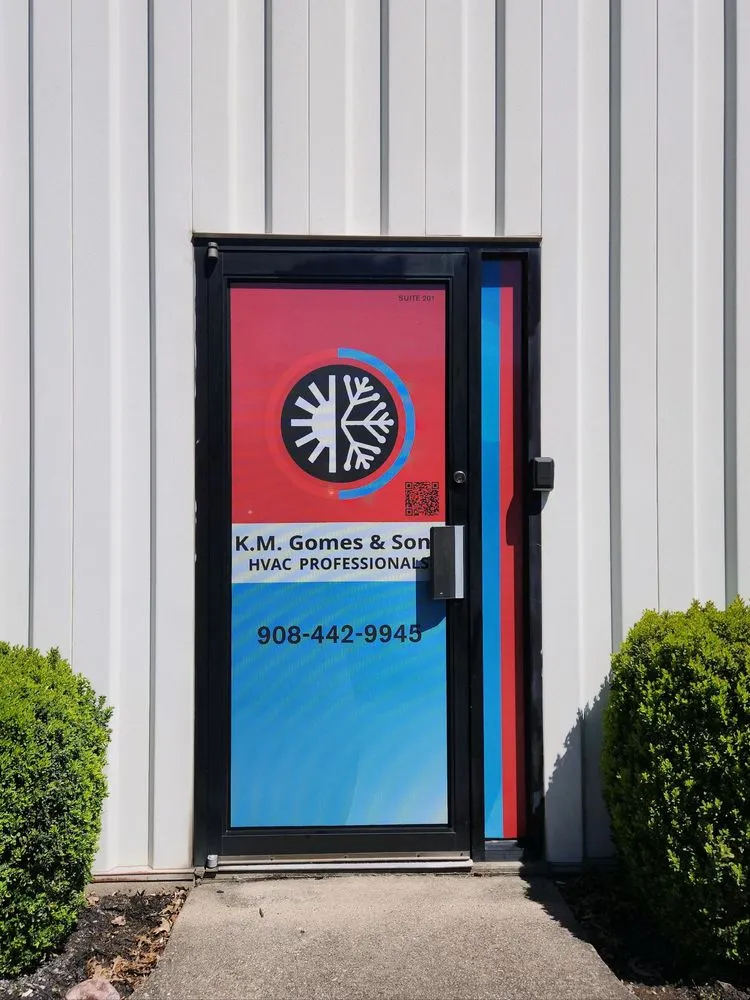 Slide of K.M. Gomes & Sons HVAC Professionals