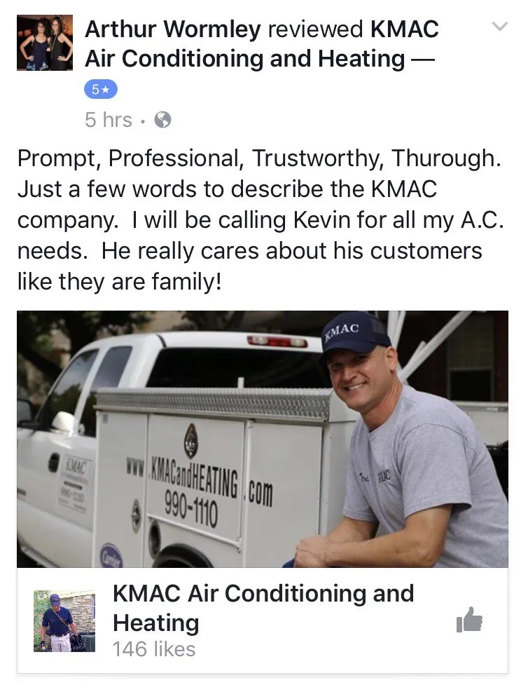 Slide of KMAC Air Conditioning & Heating