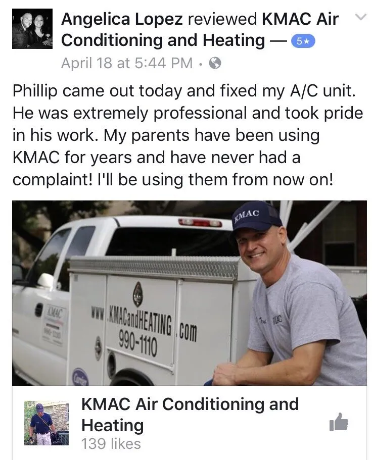 Slide of KMAC Air Conditioning & Heating