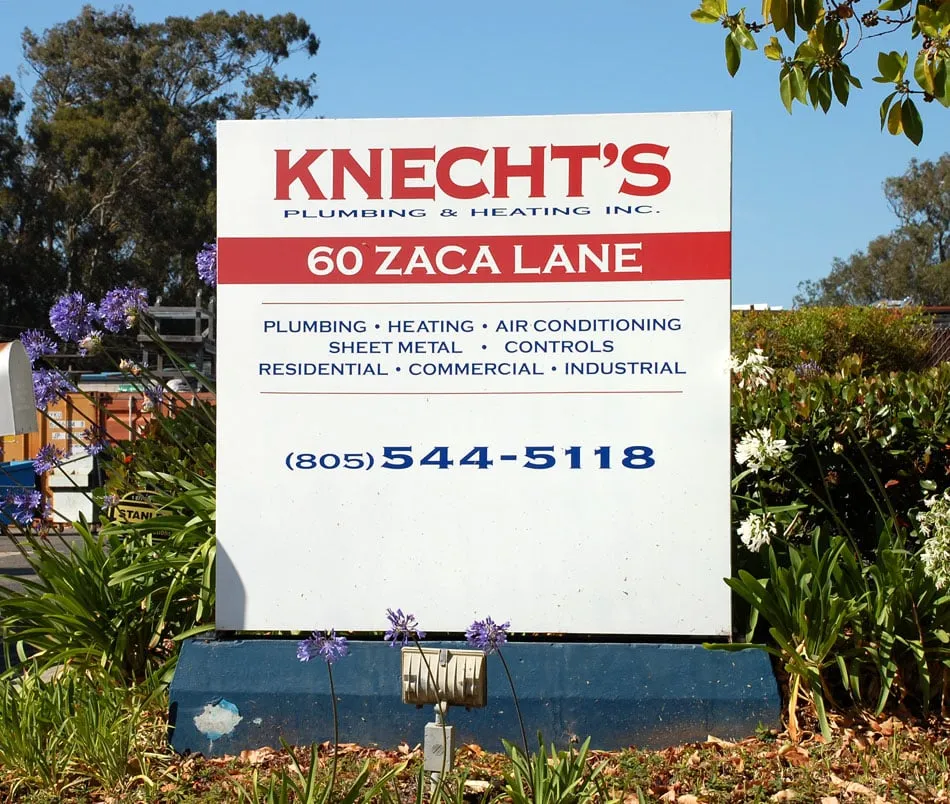 Slide of Knecht's Plumbing & Heating