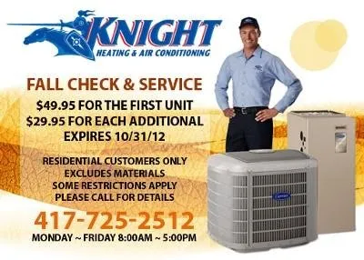 Slide of Knight Heating & Air Conditioning
