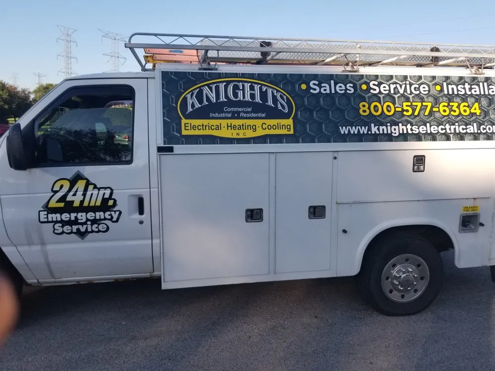 Slide of Knights Electrical Heating Cooling