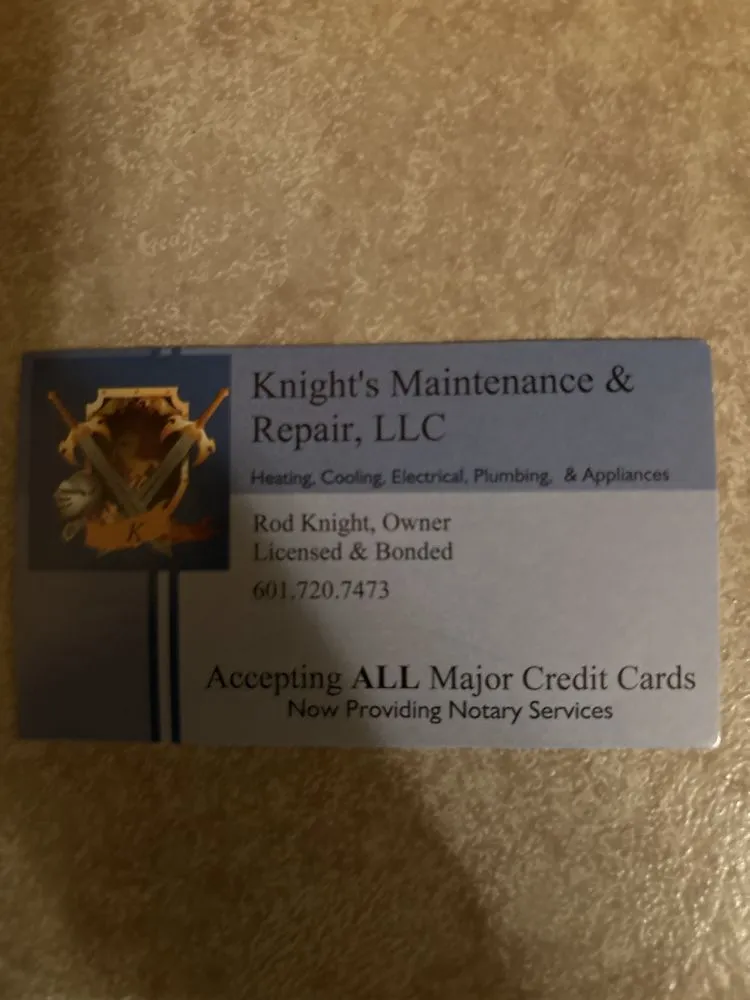 Slide of Knights Maintenance & Repair