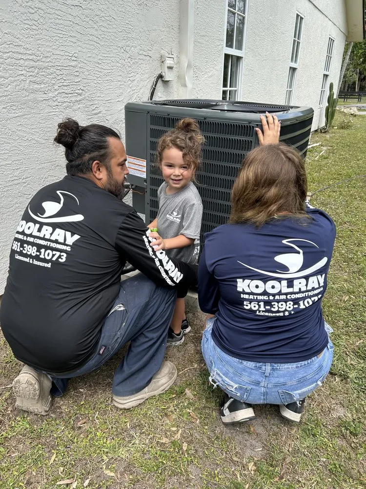 Trusted heating and cooling service experts serving Loxahatchee, FL - Kool Ray Heating & Air Conditioning