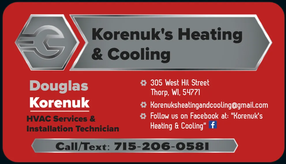 Slide of Korenuk's Heating & Cooling