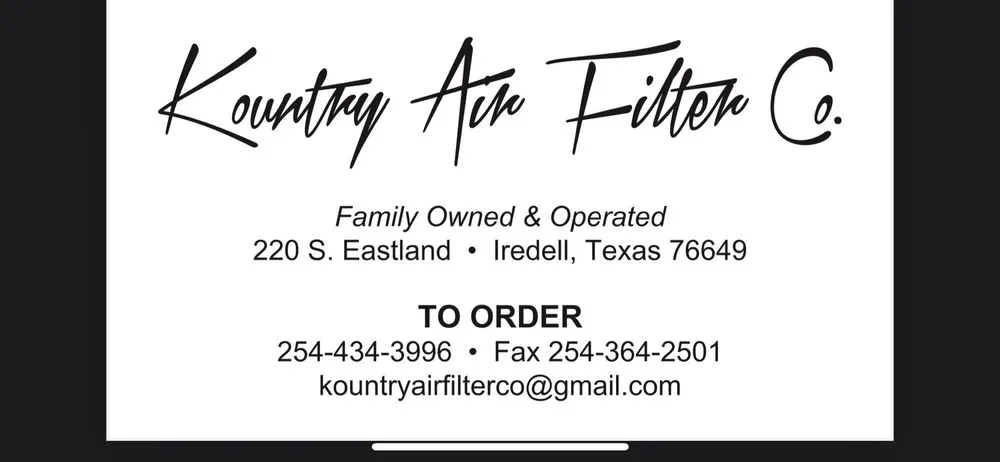 Local HVAC repair same-day service in Iredell, TX by Kountry Air Filter