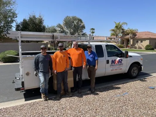 K&R Refrigeration Logo