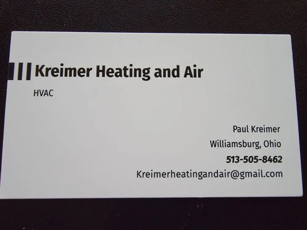 Slide of Kreimer Heating and Air