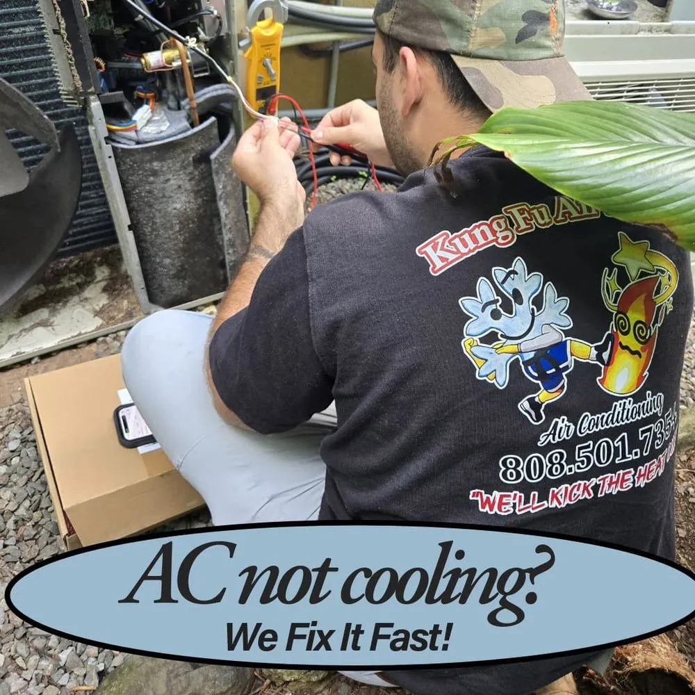Emergency heating repair for residential systems across Urban Honolulu, HI - Kung Fu Air Service