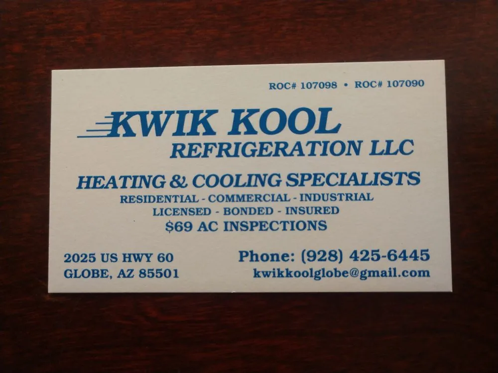 Slide of Kwik Kool Refigeration