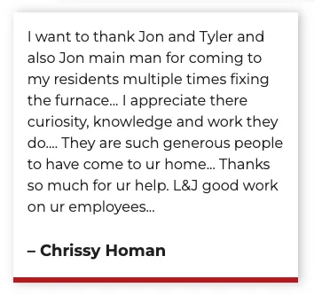 Slide of L & J Mechanical