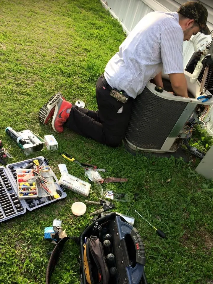 Slide of L. E. Air and Heat