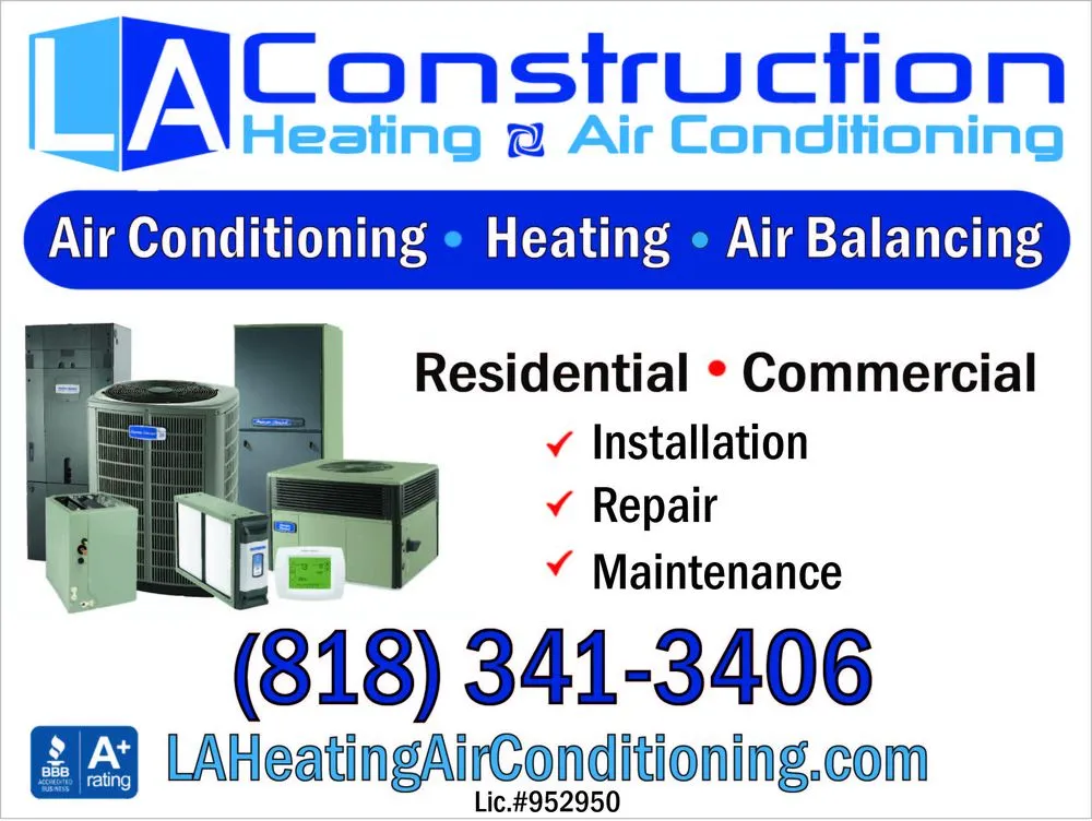 Slide of LA Construction Heating and Air