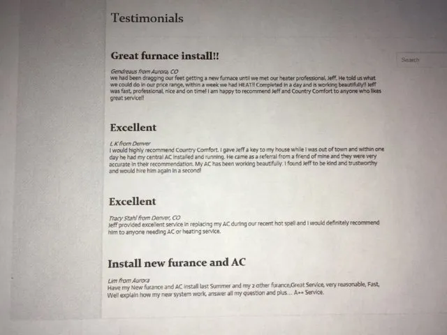 Slide of Ladies First Heating and Cooling