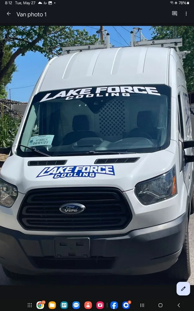 Slide of Lake Force Cooling