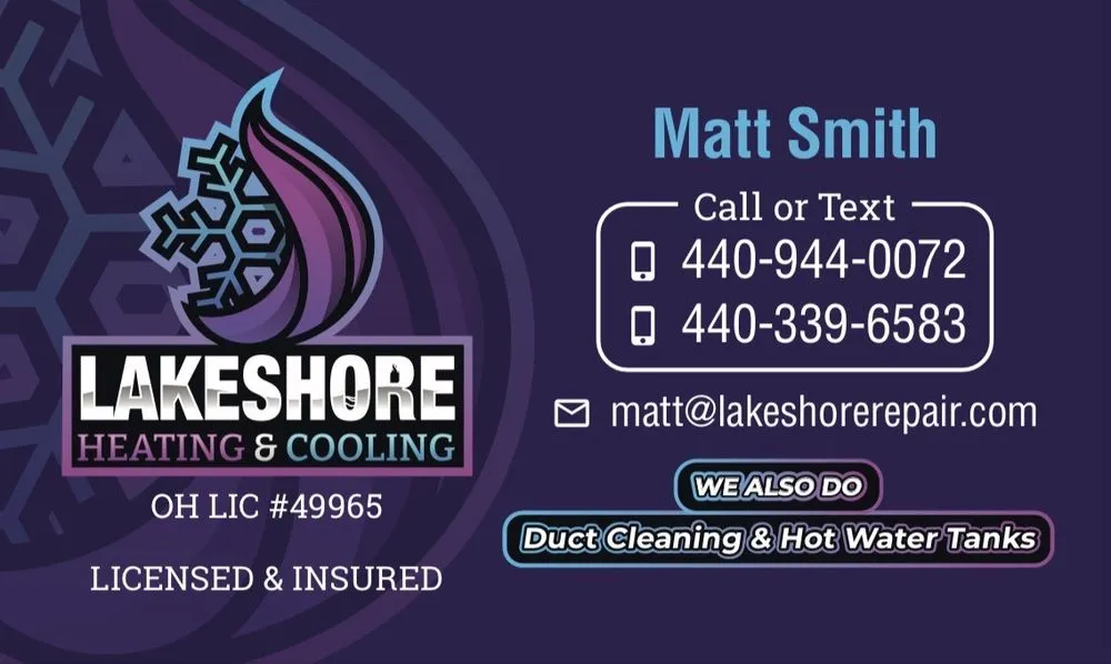 Slide of Lakeshore Heating & Cooling