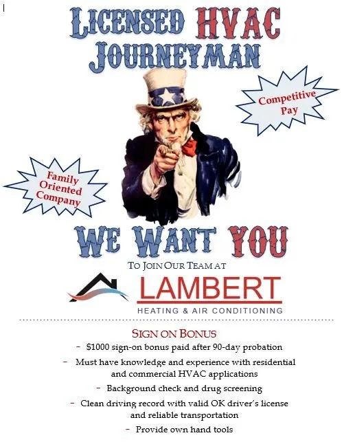 Slide of Lambert Plumbing, Heat & Air