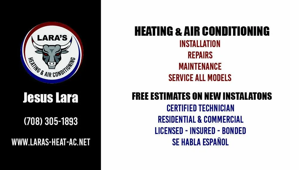 Slide of Lara's Heating & Air Conditioning