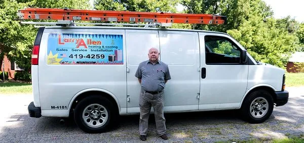 Larry Allen Heating And Air Logo