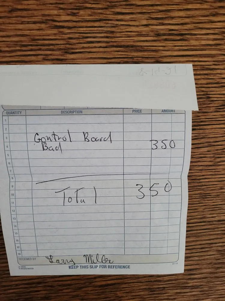 Slide of Larry's AC & Heating