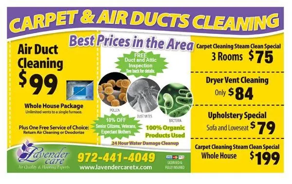 Slide of Lavender Care Air Duct & Carpet Cleaning