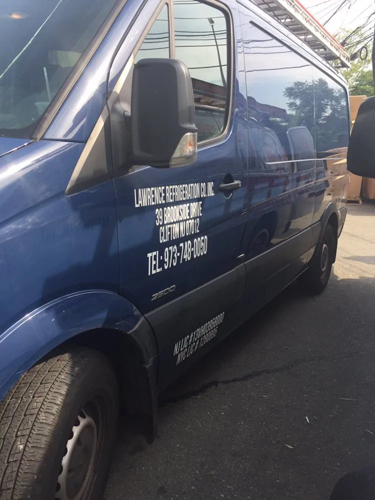 Slide of Lawrence Refrigeration Company