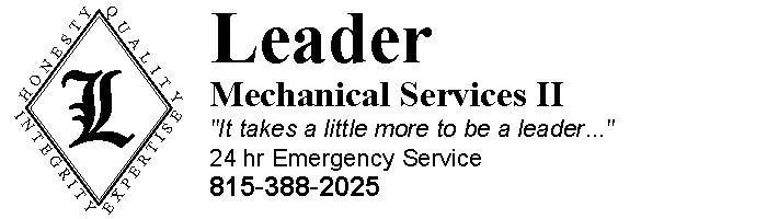 Slide of Leader Mechanical Services