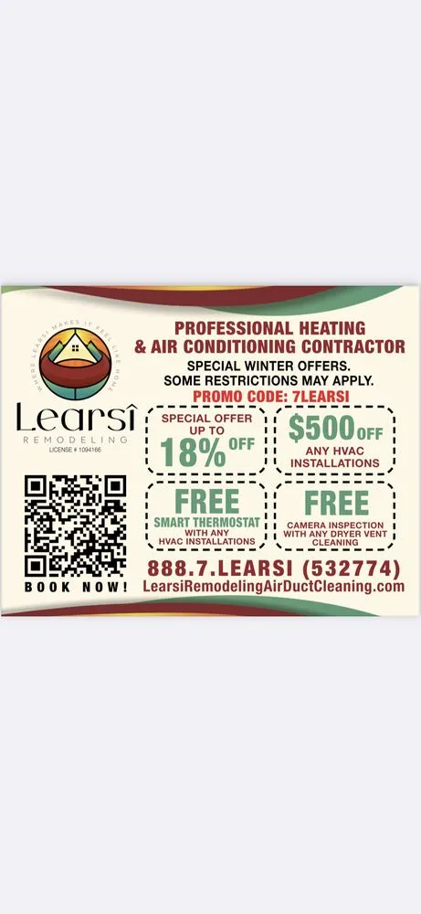 Top-rated heating repair in San Fernando Valley, CA - Learsi Remodeling