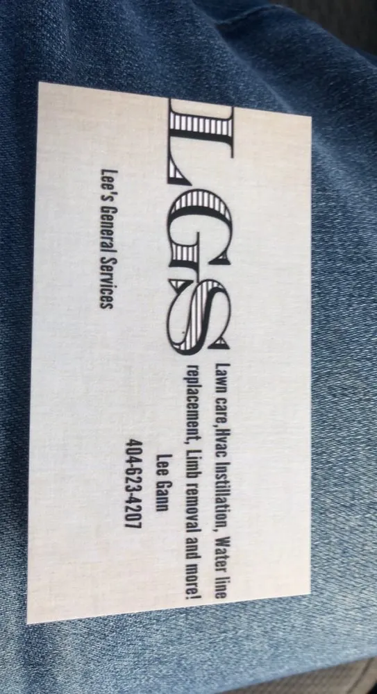 Slide of Lee's General Services